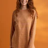 Gudrun Sjödén Basrandstop i ekologisk bomull Curry/lilja Fashion