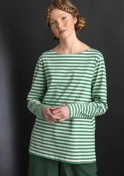 Gudrun Sjödén Basrandstop i ekologisk bomull Malakit/fjäder Clearance