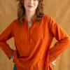 Gudrun Sjödén Blus "Birta" i ekologisk bomull Henna New