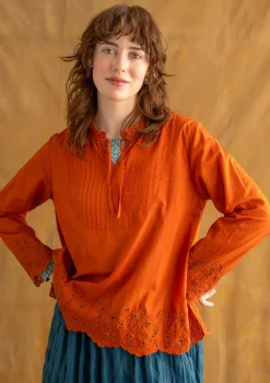 Gudrun Sjödén Blus "Birta" i ekologisk bomull Henna New
