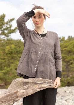 Gudrun Sjödén Blus "Samira" i ekologisk bomull Svartkashish Online