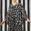 Gudrun Sjödén Blus "Uuve" i ekologisk bomull Svart Outlet