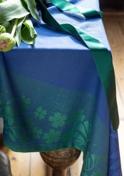 Gudrun Sjödén Duk "Baluns" i ekologisk bomull Midnattsblå Outlet