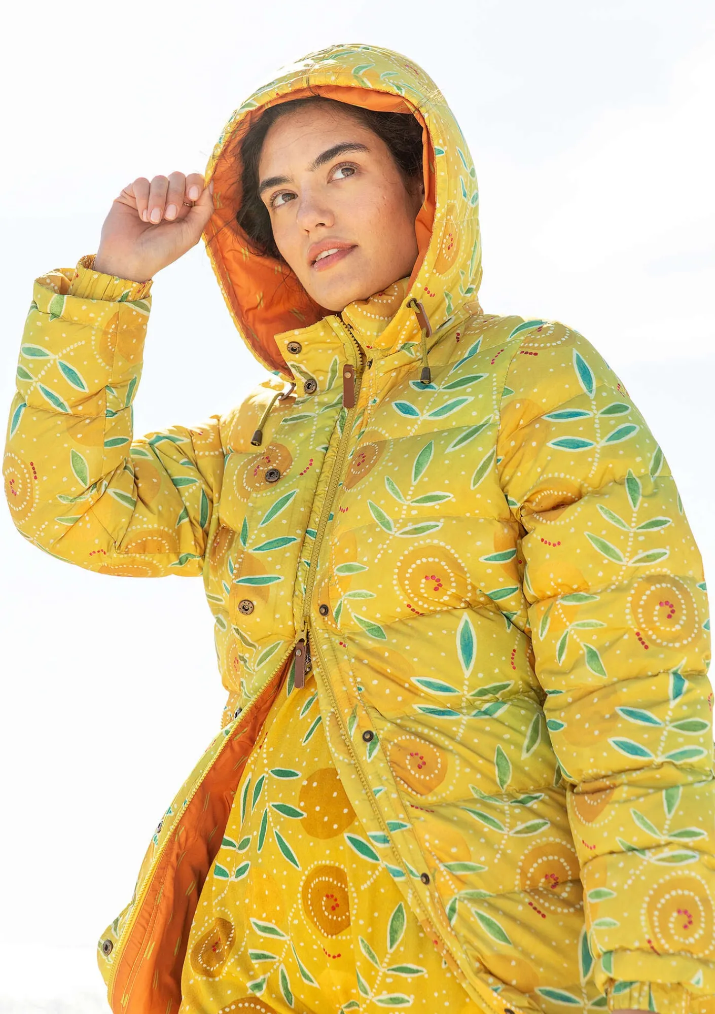 Gudrun Sjödén Dunkappa "Bhumika" återvunnen polyester/dun Ananas Fashion