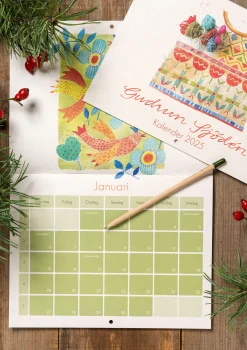 Gudrun Sjödén s kalender 2025 Svenskversion Fashion