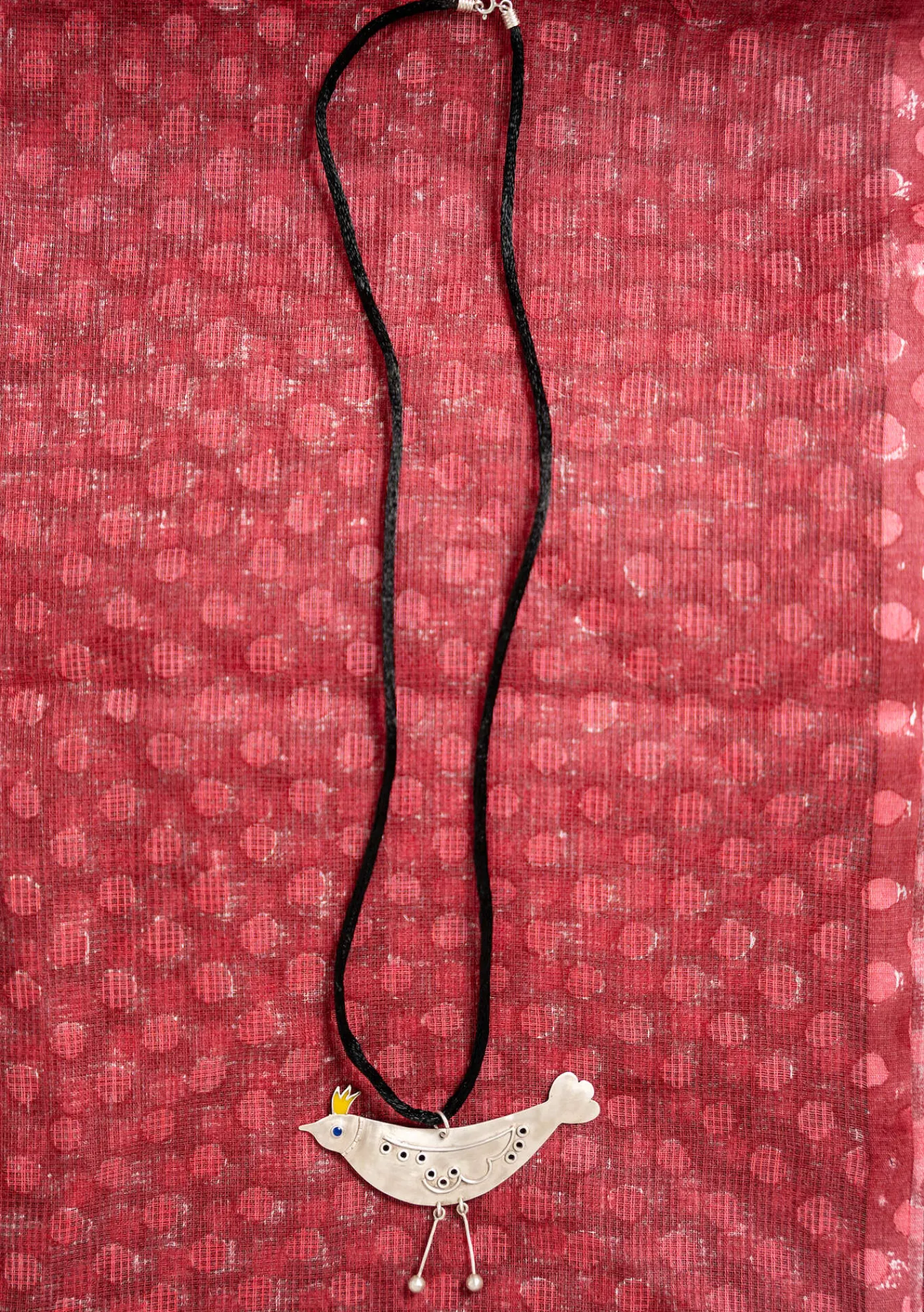 Gudrun Sjödén Halsband "Bird" i Silver New