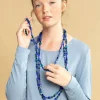 Gudrun Sjödén Halsband "Jane" i återvunna glaspärlor Lupin Clearance