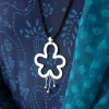 Gudrun Sjödén Halsband "Orchid" i Silver Online