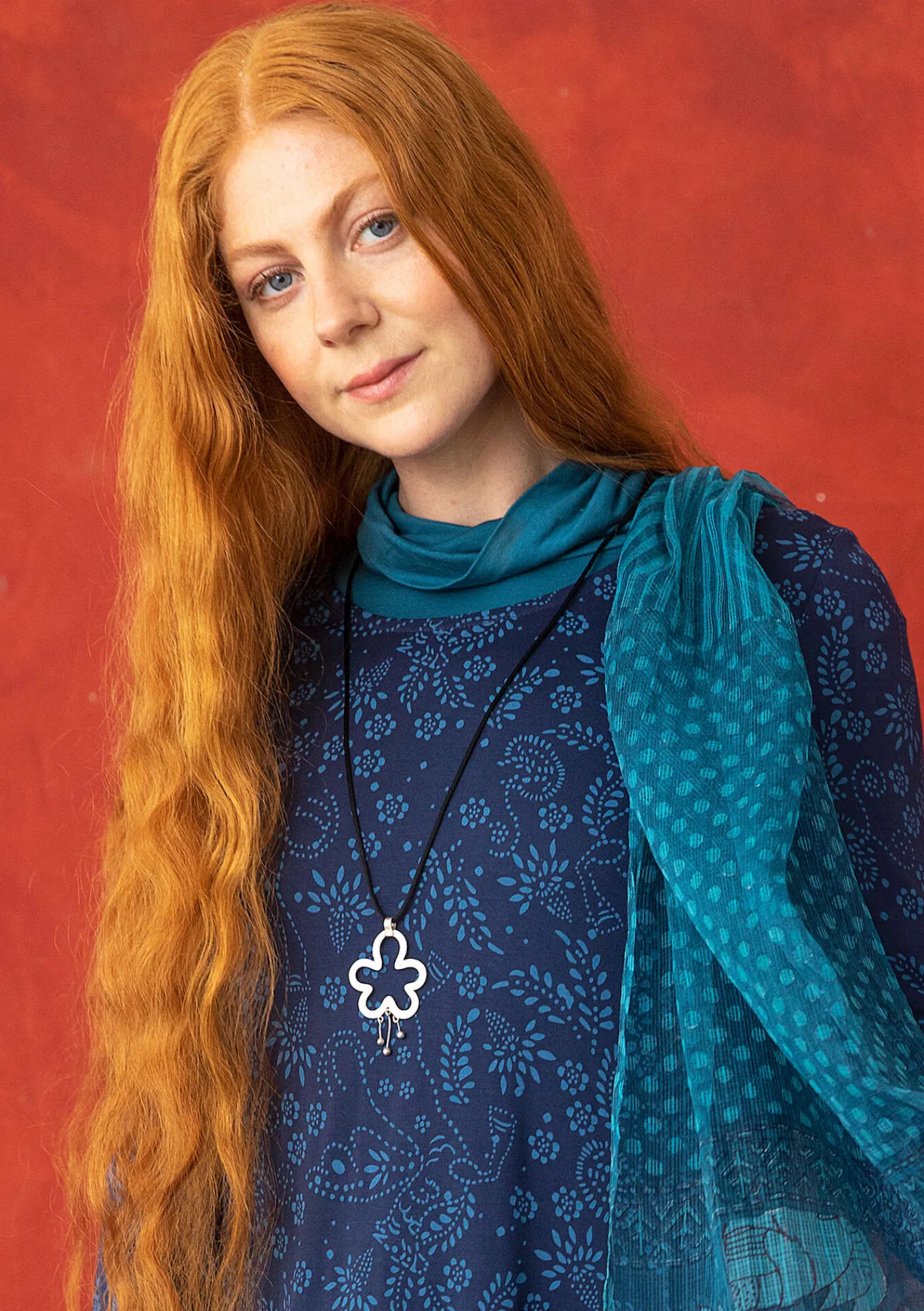 Gudrun Sjödén Halsband "Orchid" i Silver Online
