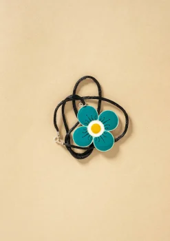 Gudrun Sjödén Halsband "Ulla" i silver Teal Discount