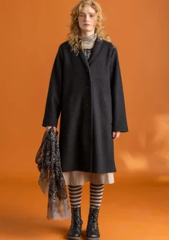 Gudrun Sjödén Kappa i ullblandning Svart Online