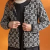 Gudrun Sjödén Kofta "Freja" i ekologisk/återvunnen bomull Svart Discount