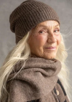 Gudrun Sjödén Mössa i alpackamix Potatis/melange Fashion