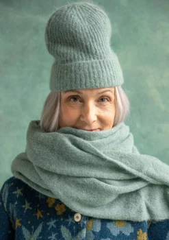 Gudrun Sjödén Mössa i alpackamix Malört Best