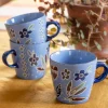 Gudrun Sjödén Mugg "Flower pots" i keramik Blåklocka Outlet