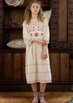 Gudrun Sjödén Nattlinne "Twinkle" i ekologisk bomull Halvblekt New