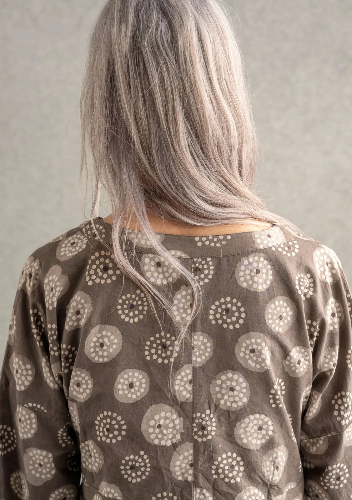 Gudrun Sjödén Omlottblus "Clay" i ekologisk bomull Kashish Fashion