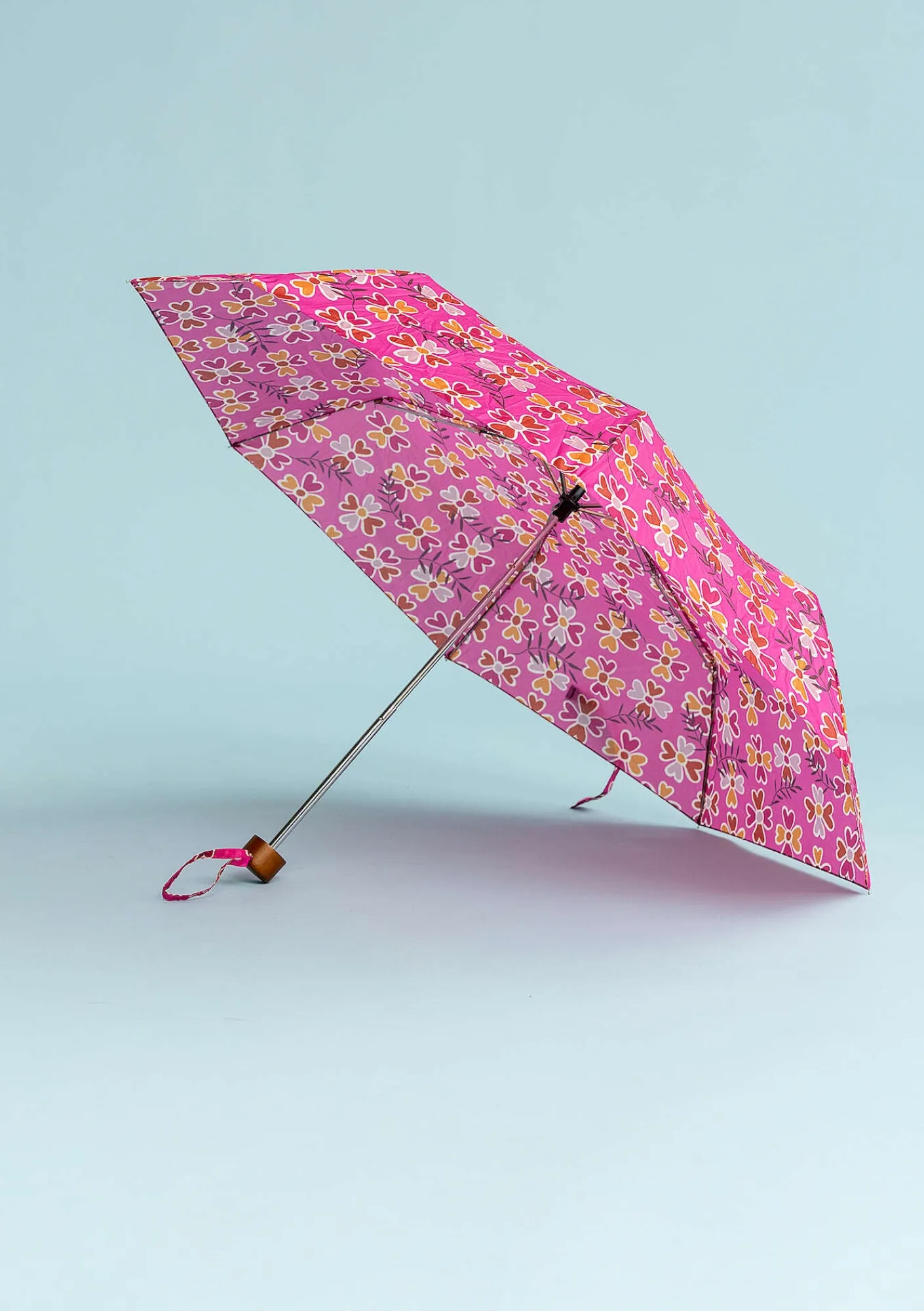 Gudrun Sjödén Paraply "Peggy" i återvunnen polyester Hibiskus Sale