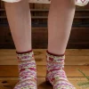 Gudrun Sjödén Socka "Twinkle" i ullfrotté Oblekt Outlet