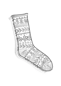 Gudrun Sjödén Socka "Twinkle" i ullfrotté Svart Best