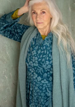 Gudrun Sjödén Stickad halsduk i alpackamix Malört Clearance