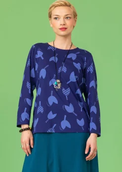 Gudrun Sjödén Top "Mika" i ekologisk bomull/modal Viol Best