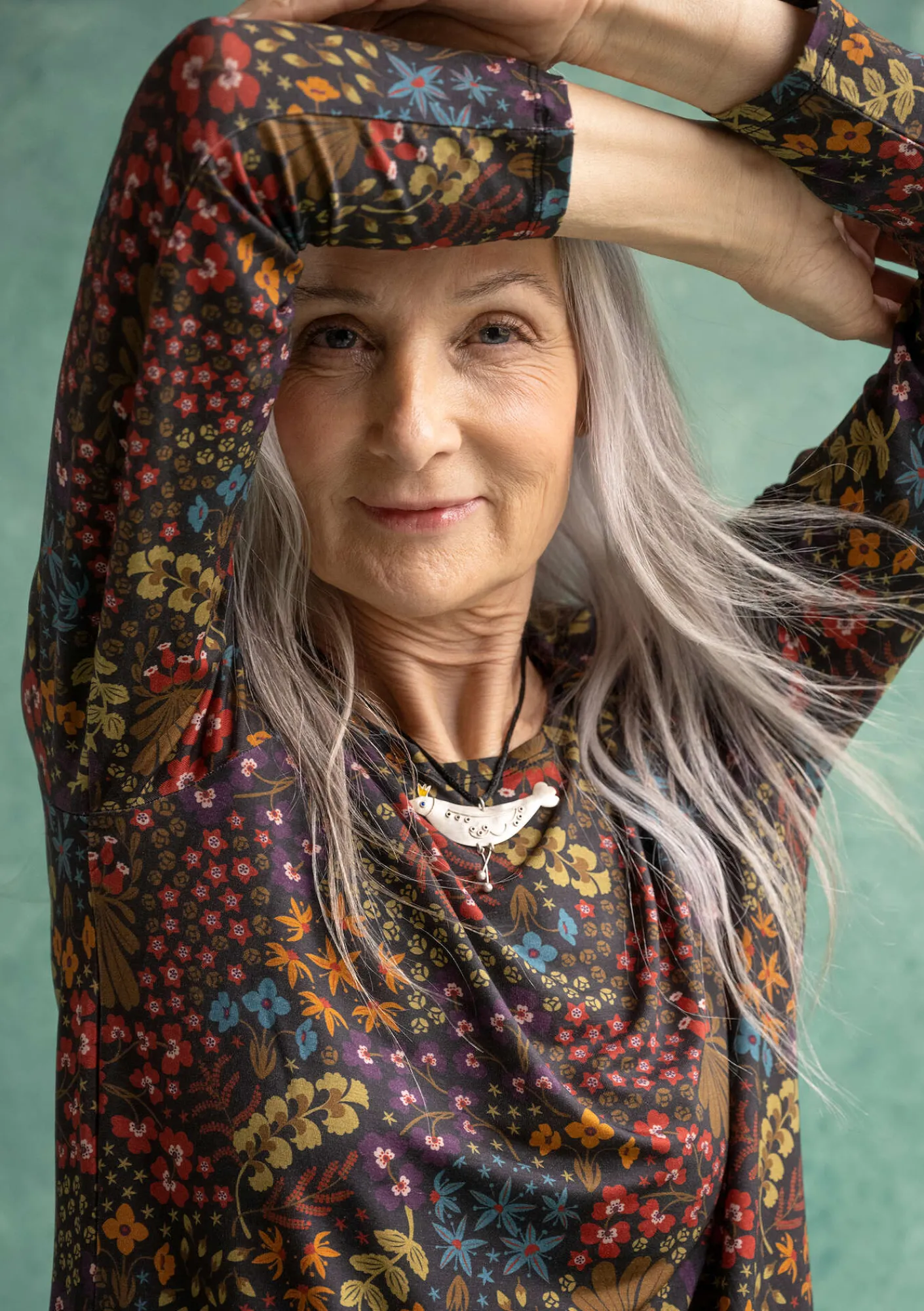 Gudrun Sjödén Top "Ylfa" i lyocell/elastan Svart New