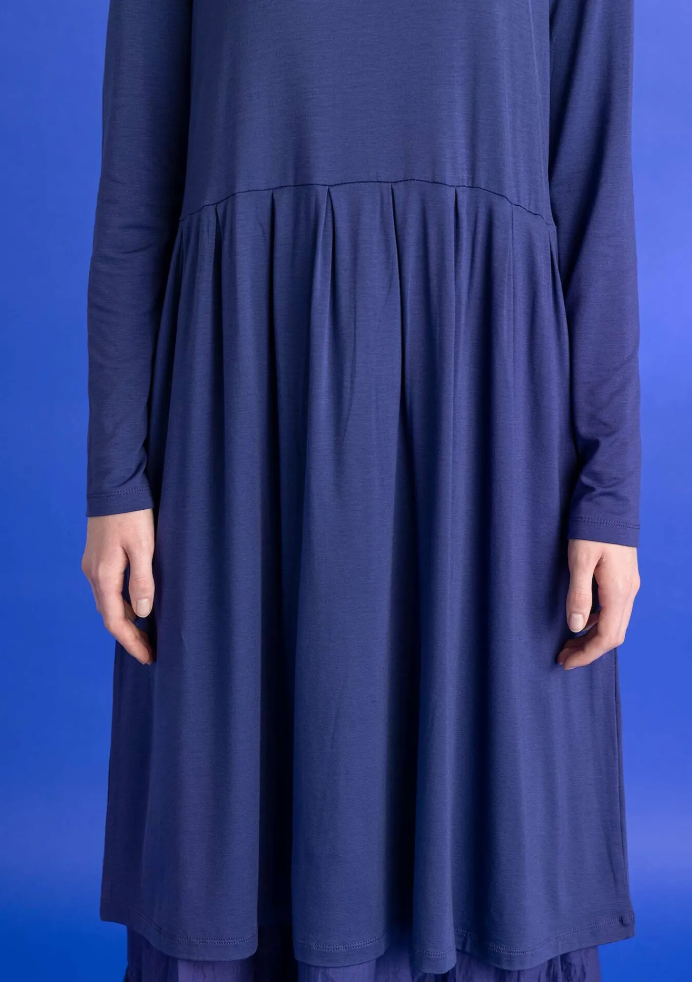 Gudrun Sjödén Trikåklänning "Helga" i lyocell/elastan Viol Clearance