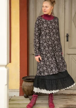 Gudrun Sjödén Trikåklänning "Pelargon" i lyocell/elastan Svart New