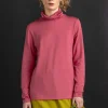 Gudrun Sjödén Trikåpolo i lyocell/elastan Korall Clearance