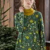 Gudrun Sjödén Trikåtop "Fyrverkeri" i ekologisk bomull/modal Mörkgrön Fashion