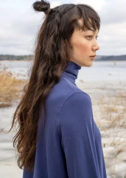 Gudrun Sjödén Trikåtunika i ekologisk bomull/modal/elastan Midnattsblå Sale