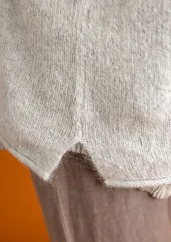 Gudrun Sjödén Tröja i alpackamix Fjäder/melange Clearance