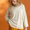 Gudrun Sjödén Tröja i ekologisk ull Ofärgad Fashion