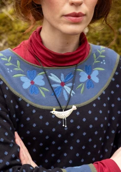 Gudrun Sjödén Tröja "Maria" i ekologisk/återvunnen bomull Svart Clearance
