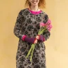 Gudrun Sjödén Velourklänning "Selma" i ekologisk bomull/återvunnen polyester Potatis Discount