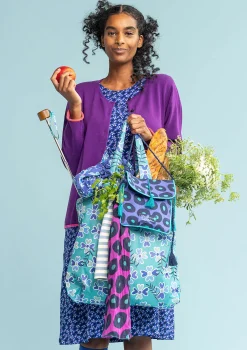 Gudrun Sjödén Vikbar shoppingpåse "Peggy" i återvunnen polyester Aquagrön New
