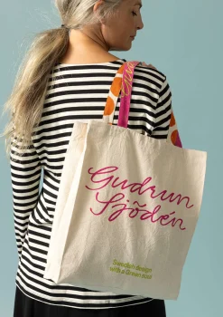 Gudrun Sjödén Väska i ekologisk bomull Ofärgad Clearance