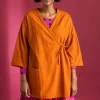 Gudrun Sjödén Vävd kimono i ekologisk bomullsdobby Henna Outlet