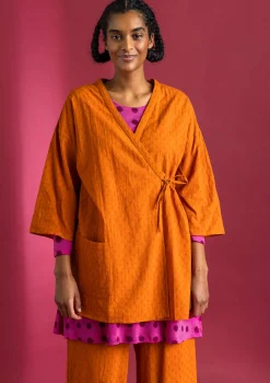 Gudrun Sjödén Vävd kimono i ekologisk bomullsdobby Henna Outlet
