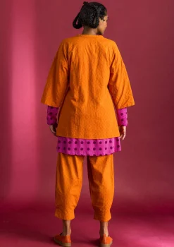 Gudrun Sjödén Vävd kimono i ekologisk bomullsdobby Henna Outlet
