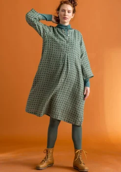 Gudrun Sjödén Vävd klänning ”Asta” i lin Hopper/mönstrad Best