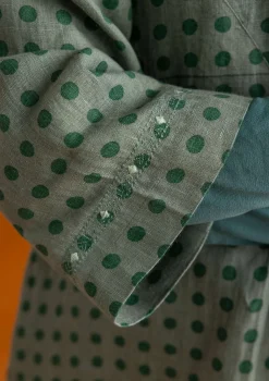 Gudrun Sjödén Vävd klänning ”Asta” i lin Hopper/mönstrad Best