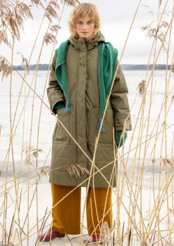 Gudrun Sjödén Vävd kviltad kappa "Svalbard" Hagtorn Hot
