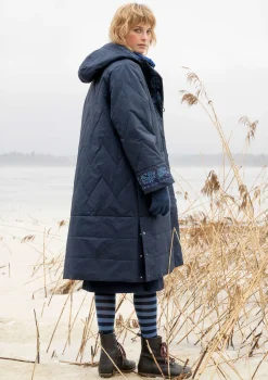Gudrun Sjödén Vävd kviltad kappa "Svalbard" Bläck Discount