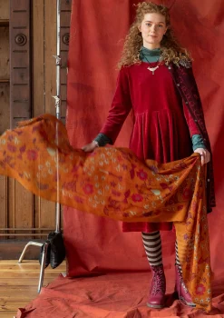 Gudrun Sjödén Vävd sjal "Fyrverkeri" i ull Curry Fashion